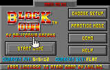 Blockout title screen for Atari Lynx